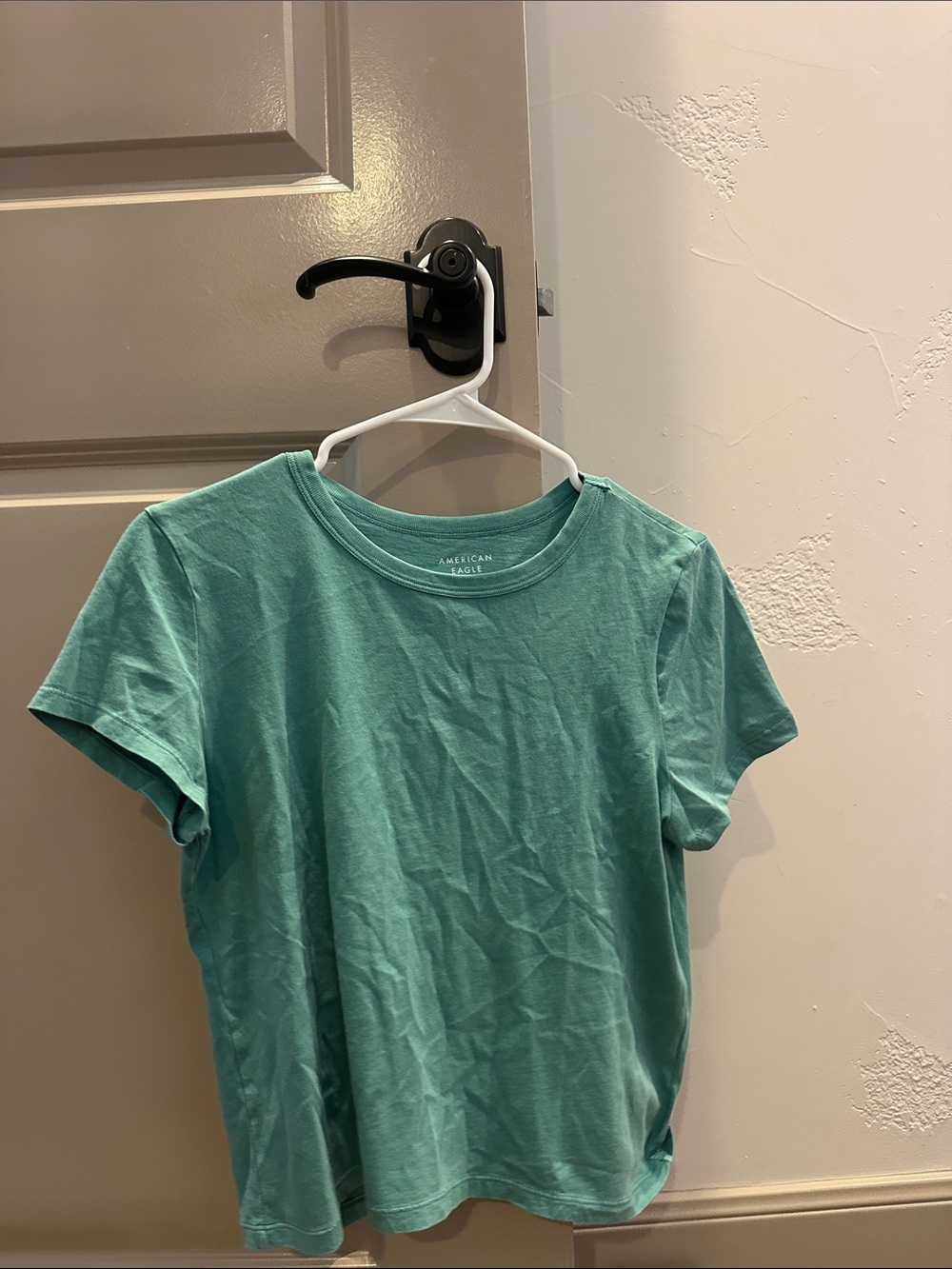 American Eagle Teal Crewneck Tee